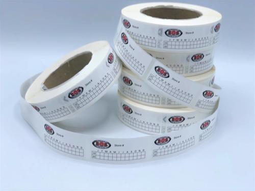 Printed Roll Labels